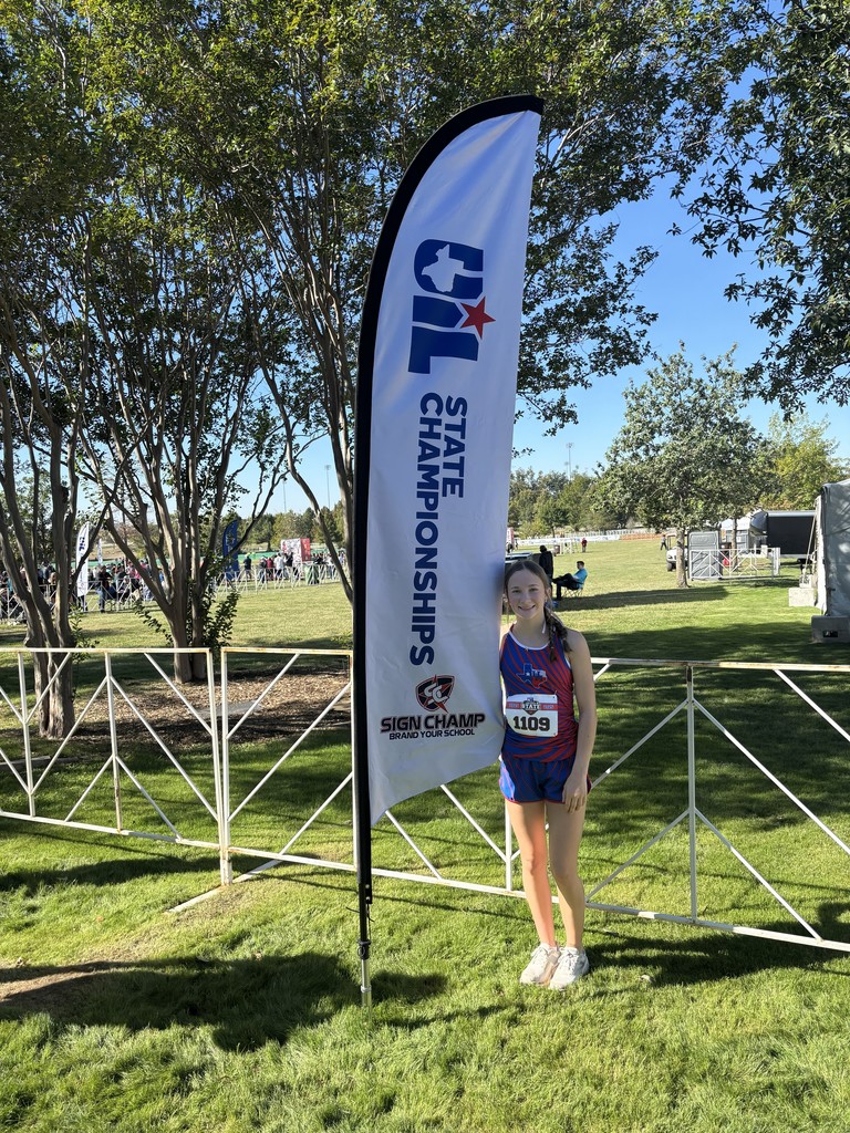 Hallee at state cross country meet