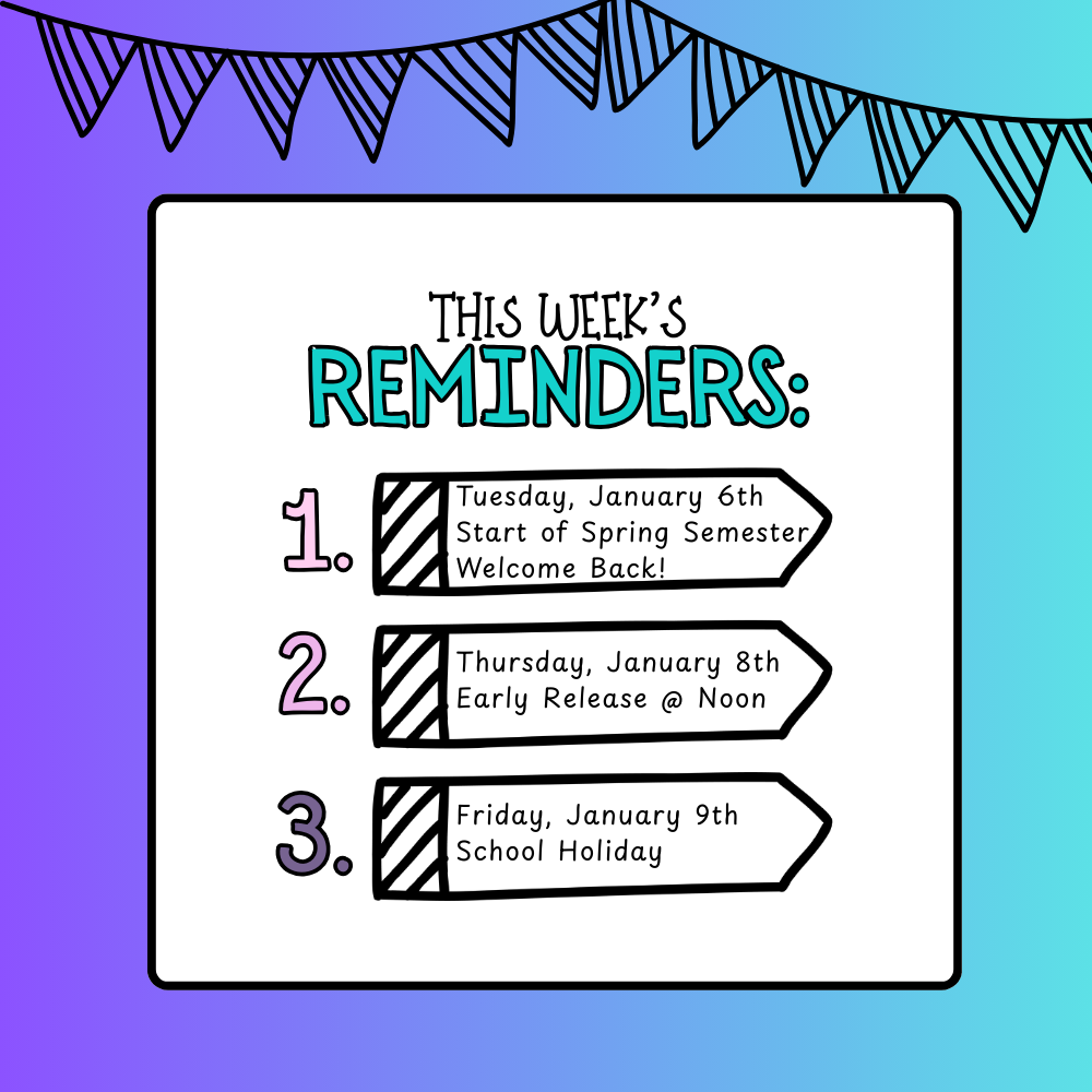 Weekly Schedule Reminders