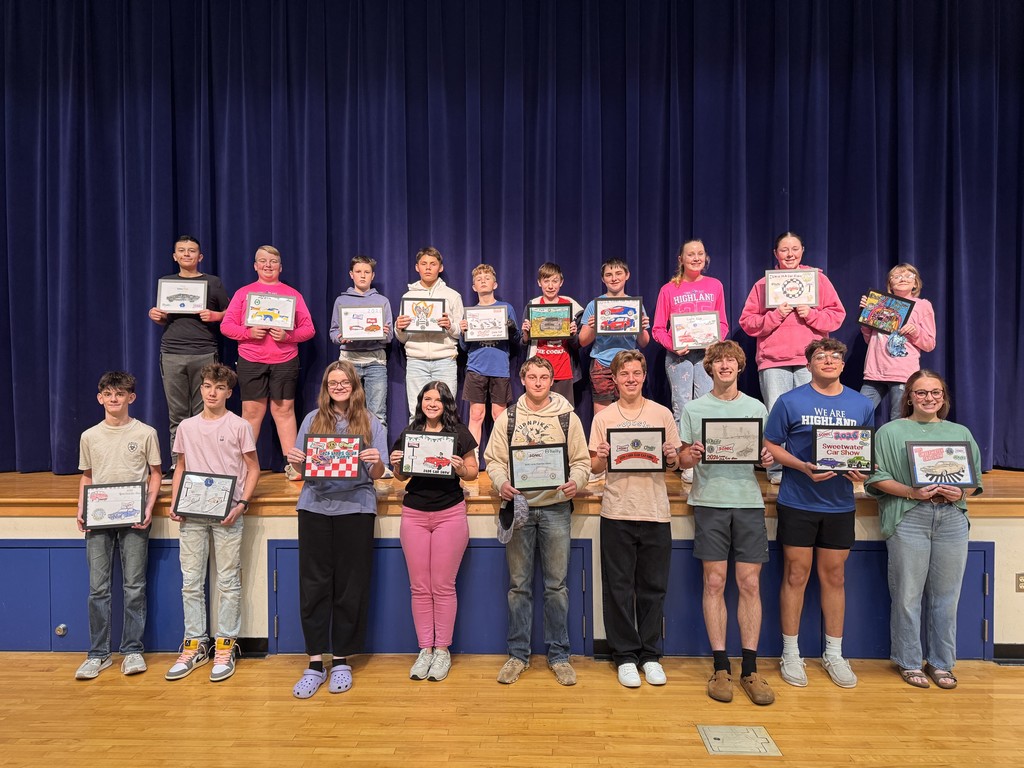 students who entered lions club art show