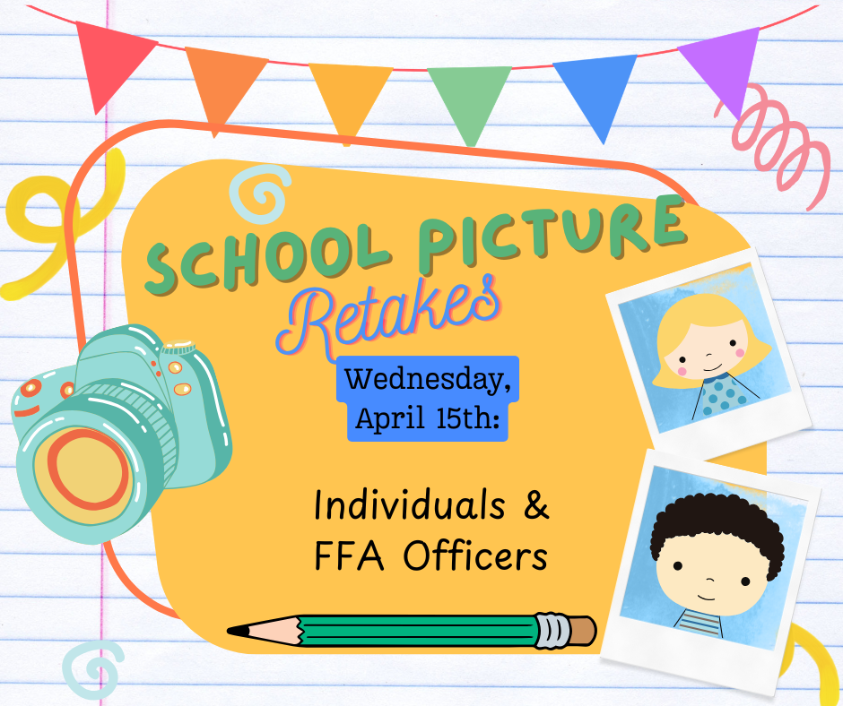 Spring Picture Retakes - April 15th