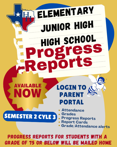 Progress Reports for Semester 2 Cycle 3 are ready.