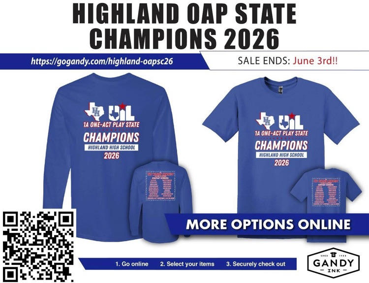 HS OAP Shirts state champions