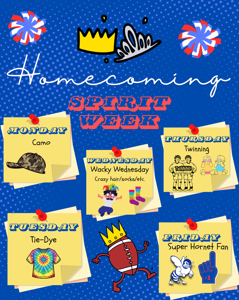 Spirit Week Theme Days
