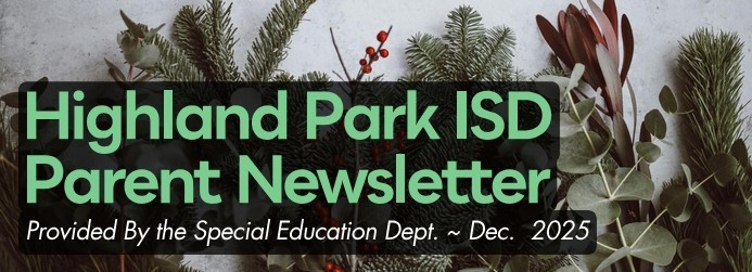 Highland Park ISD Parent Newsletter - December 2025 - Header