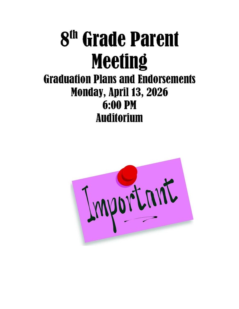 8th Grade Meeting