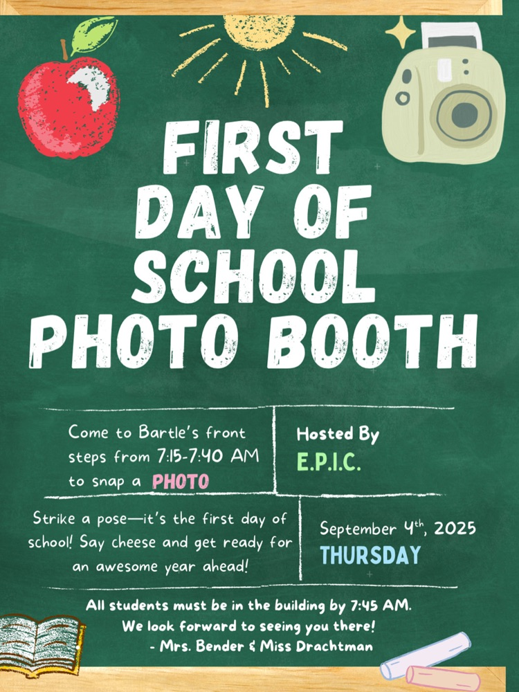 First Day of School Photo Booth