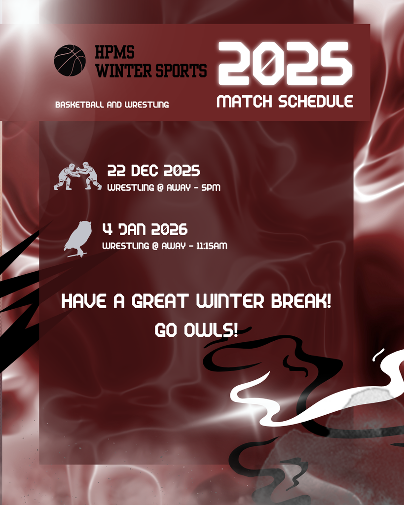 Wrestling has a match on December 22nd.