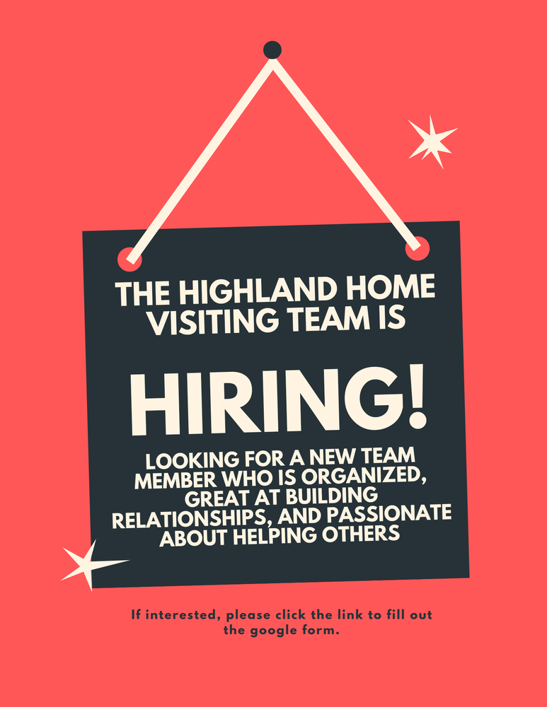The Highland School District is seeking a Family Support Specialist for the Highland Home Visiting Program — an opportunity to work with the youngest Rebels in our community and make a lasting impact on families during the most important early years of a child’s development. The Family Support Specialist will build and maintain a caseload of families with children ages 0–5 and conduct in-home educational visits that emphasize: ⭐ Parent-child interaction ⭐ Development-centered parenting ⭐ Family well-being and support This position plays a vital role in helping families grow strong foundations for learning and success while supporting early childhood development across our community. If you are passionate about working with young children and supporting families, we encourage you to apply and become part of the Rebel Nation team!