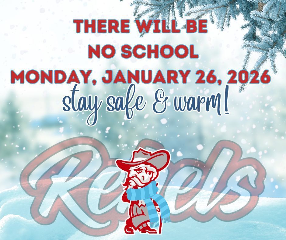 The Highland School District is closed on Monday, January 26, 2026, due to inclement weather.