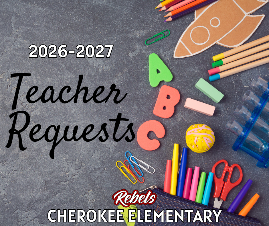 CES Families — It’s time for teacher requests for the 2026–2027 school year!  Parents/guardians may submit teacher requests beginning today, April 1 through Friday, April 24.  Please note:  You must provide more than one teacher name when making a request. We will do our best to honor requests, but placement is not guaranteed.  Requests can be submitted by: 📞 Calling the CES office at 870-257-3118 📧 Emailing administration at joni.gaskins@highlandrebels.org  or jamie.martin@highlandrebels.org  Thank you for partnering with us as we prepare for another great school year at CES!
