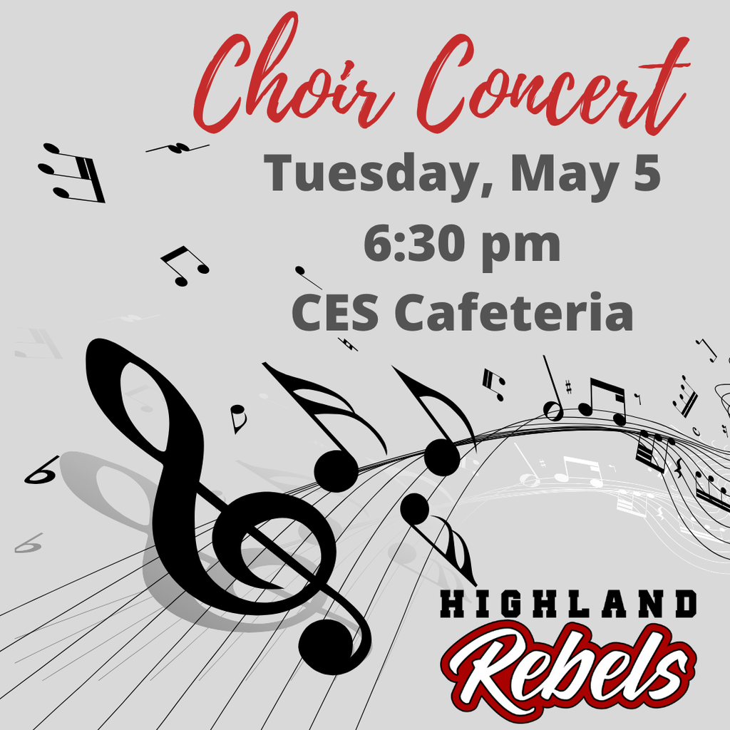 Join us for our final choir concert of the year! ❤️🤍🩶  📅 Tuesday, May 5 🕡 6:30 PM 📍 Cherokee Elementary School Cafeteria  Come enjoy an evening of music and support our talented students—this is a performance you won’t want to miss! 🎶
