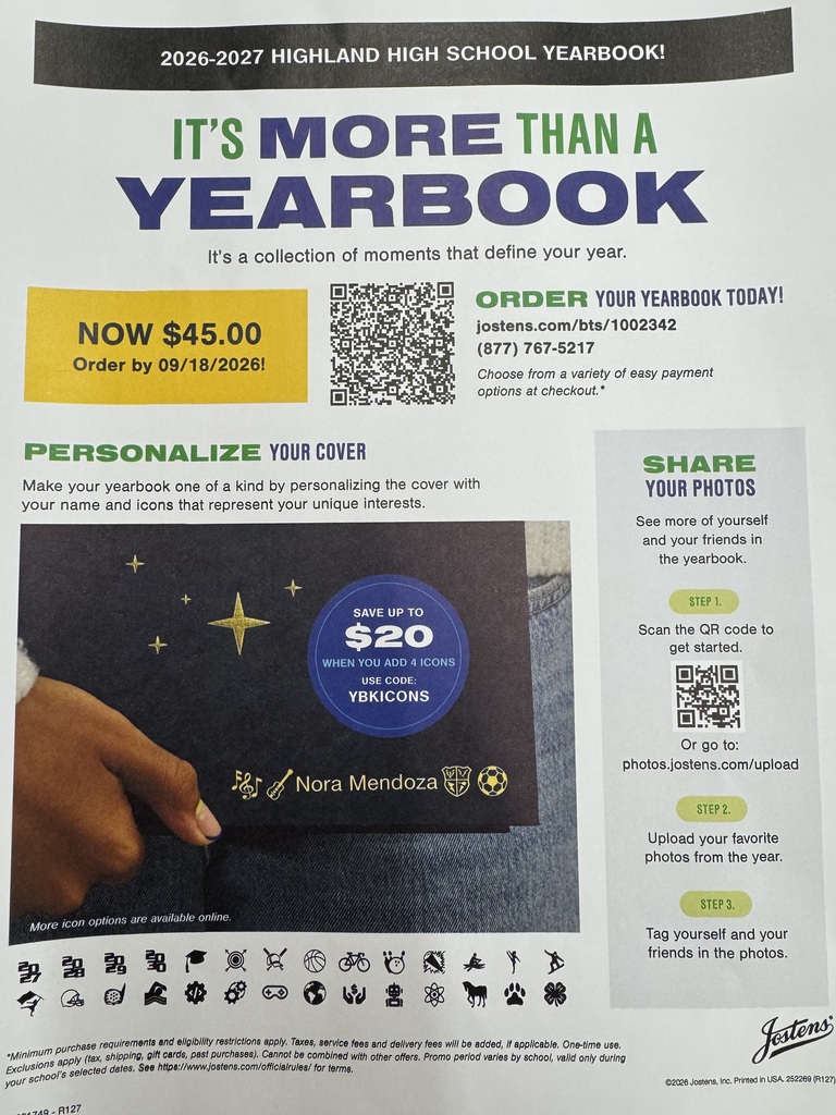 Yearbooks are on sale!