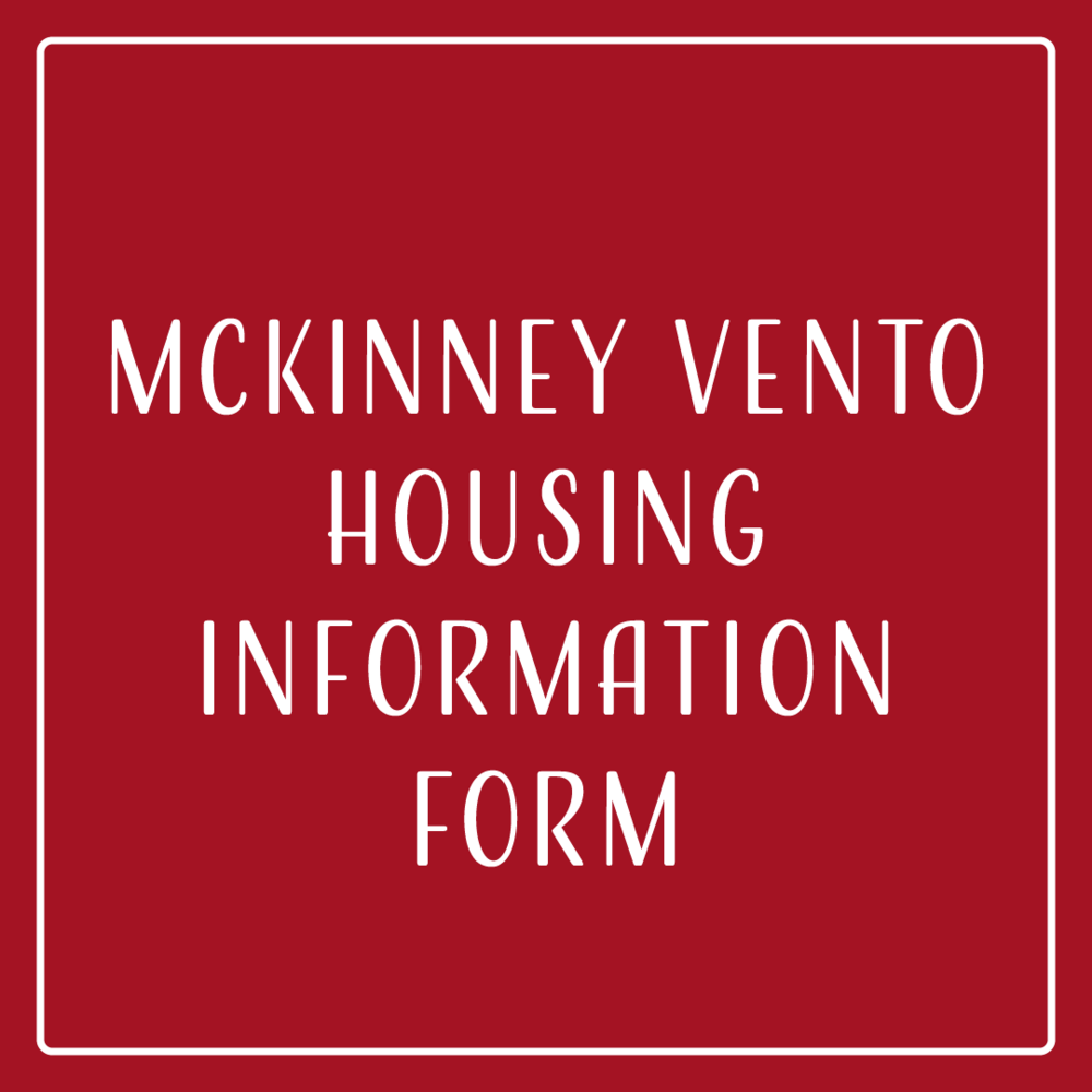 McKinney Vento Housing Information Form