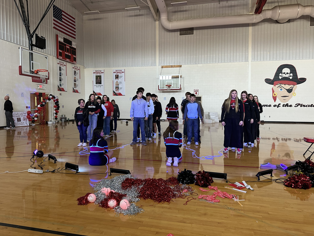 girls sodak 16 pep rally