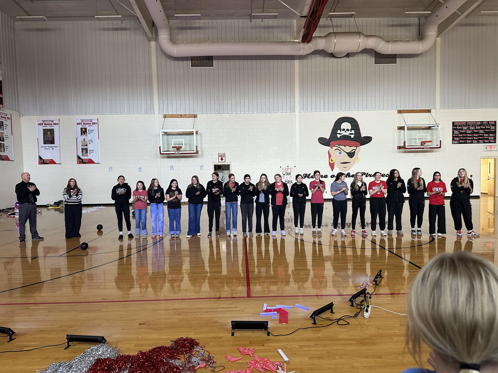 girls sodak 16 pep rally