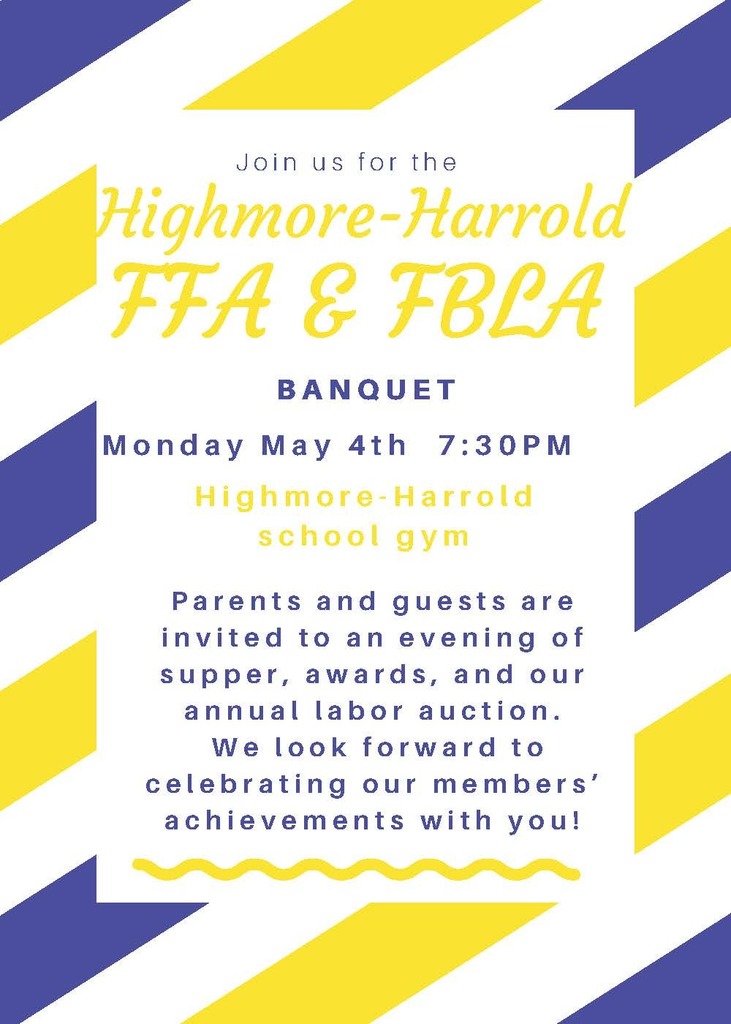 FFA and FBLA banquet 