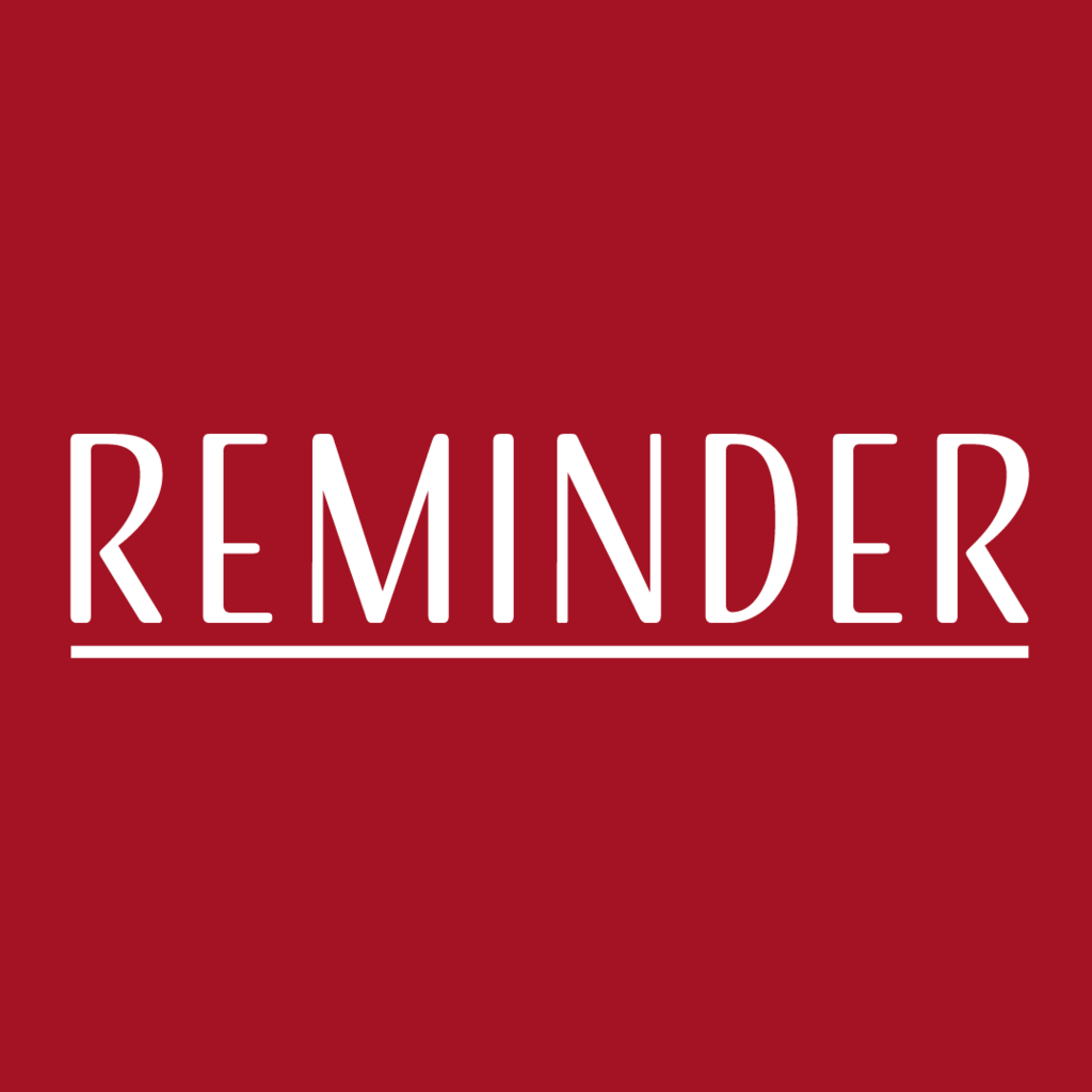 reminder graphic