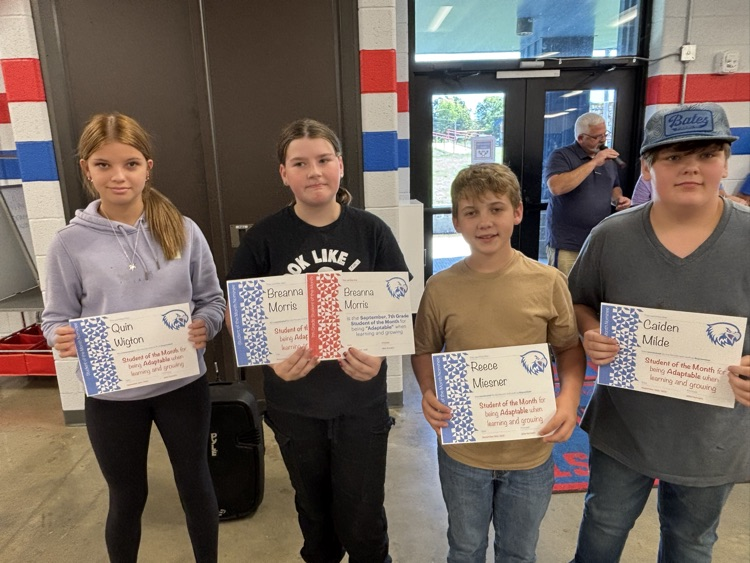 High school student of the month assembly