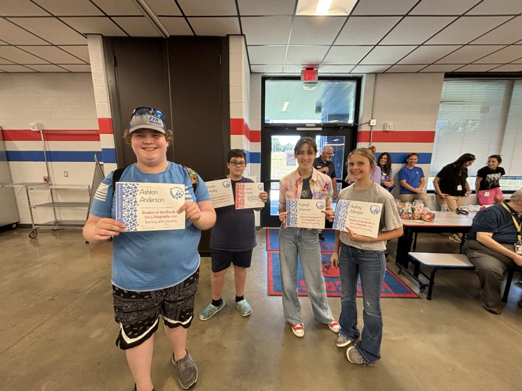 High school student of the month assembly