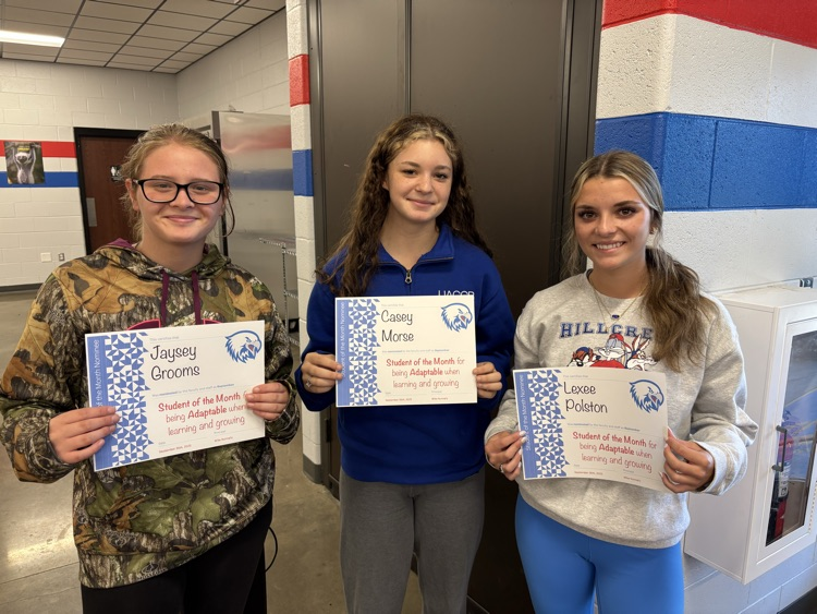 High school student of the month assembly