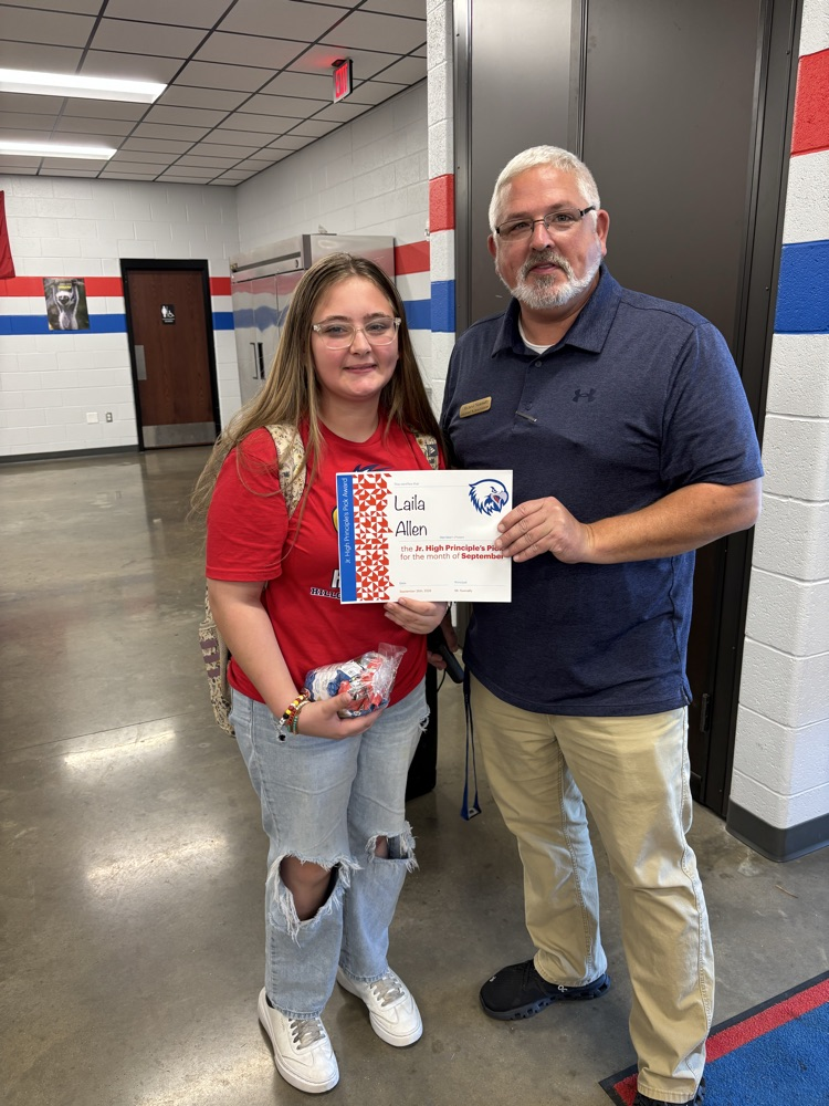 High school student of the month assembly