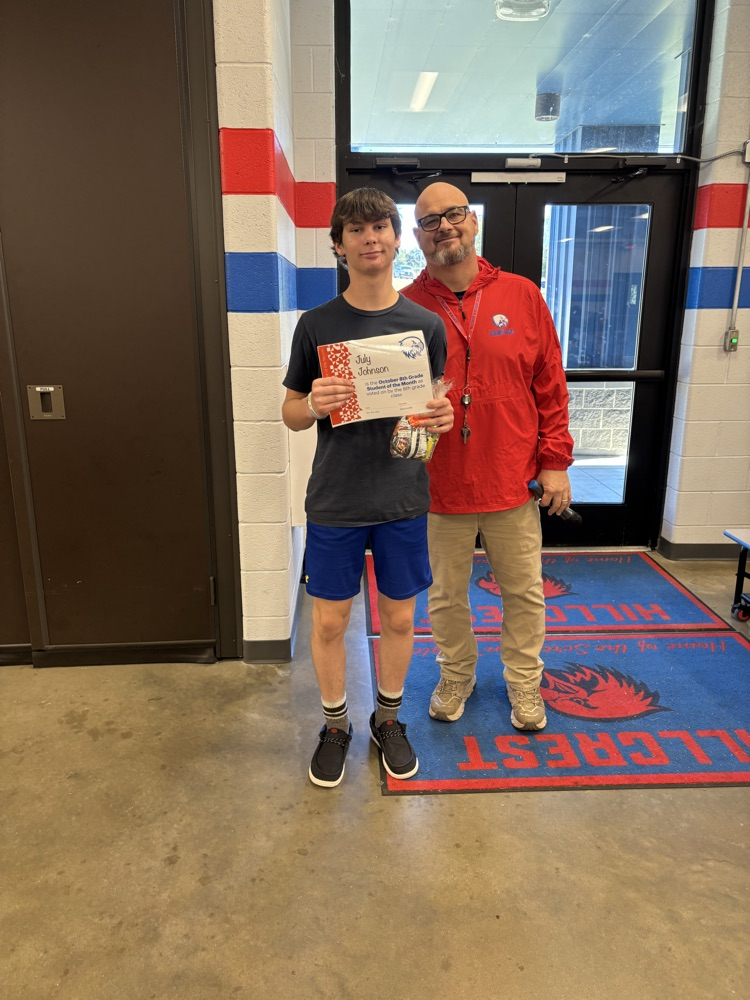 Oct. student of the month