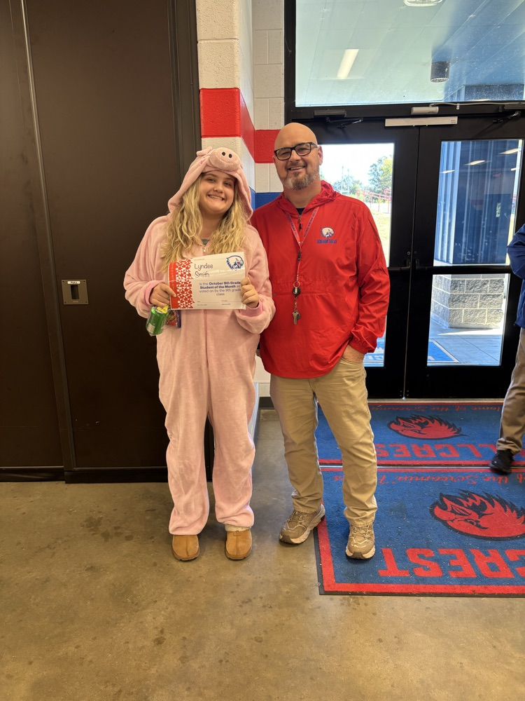 Oct. student of the month