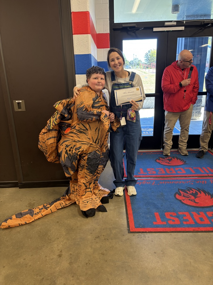 Sr. high teacher of the month