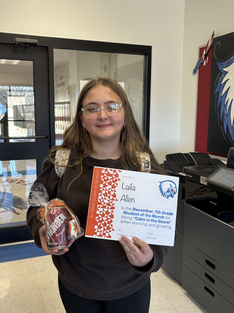 December student of the month