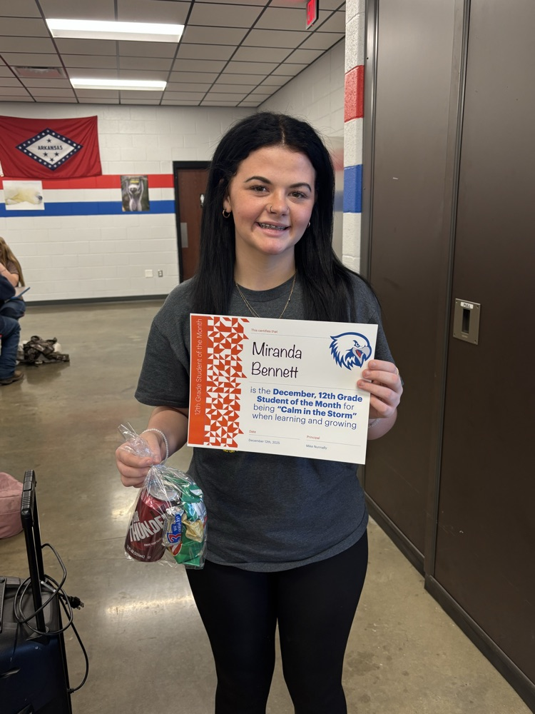 December student of the month