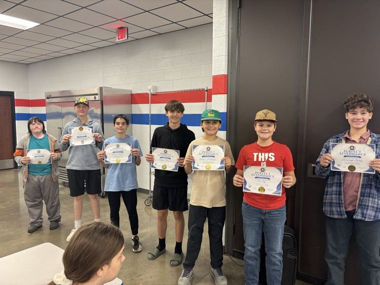 perfect attendance for 1st 9 weeks