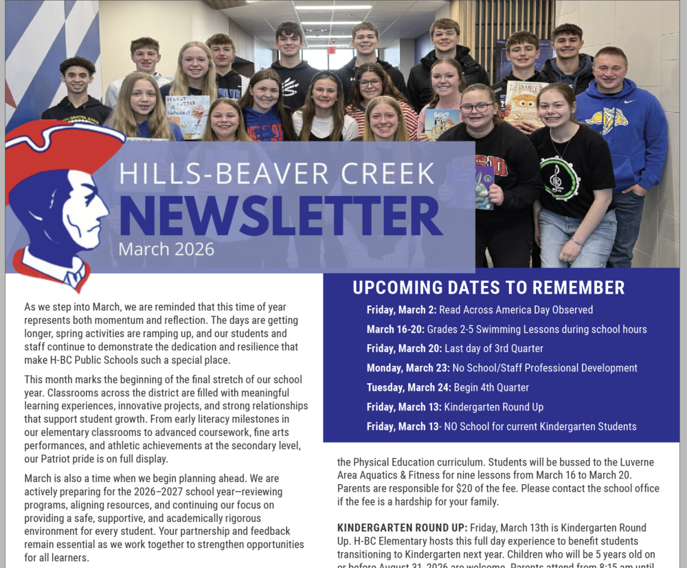 March Newsletter Preview