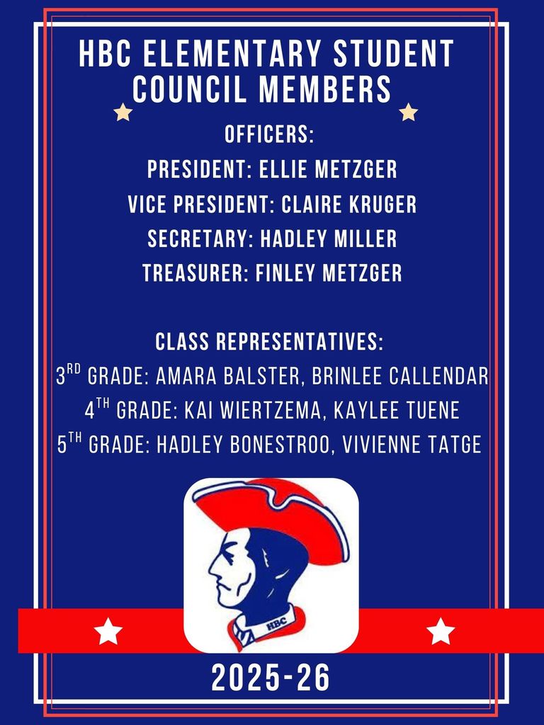 Blue and Red President Campaign Poster
