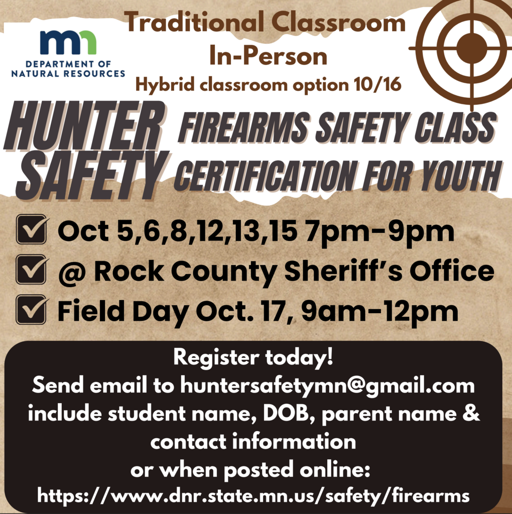 Hunter Safety Sign-Up Information