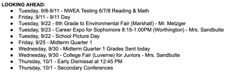 Upcoming Events