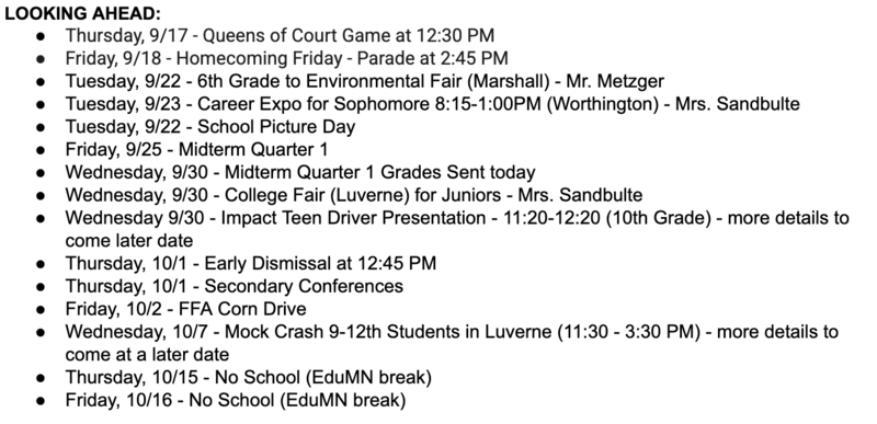 Upcoming Events