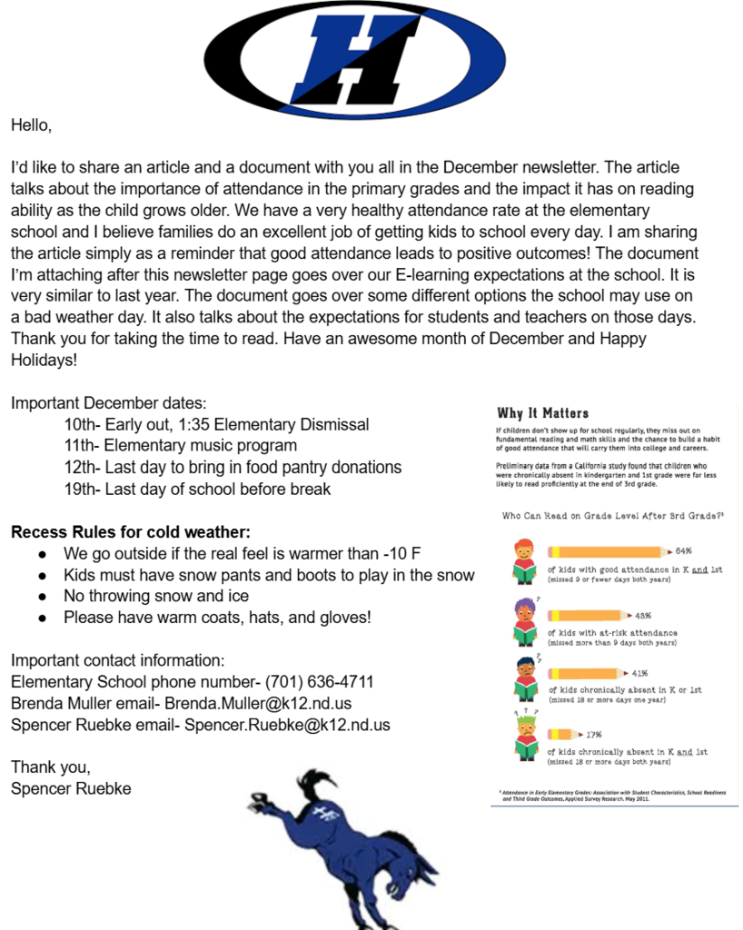 December Elementary Newsletter