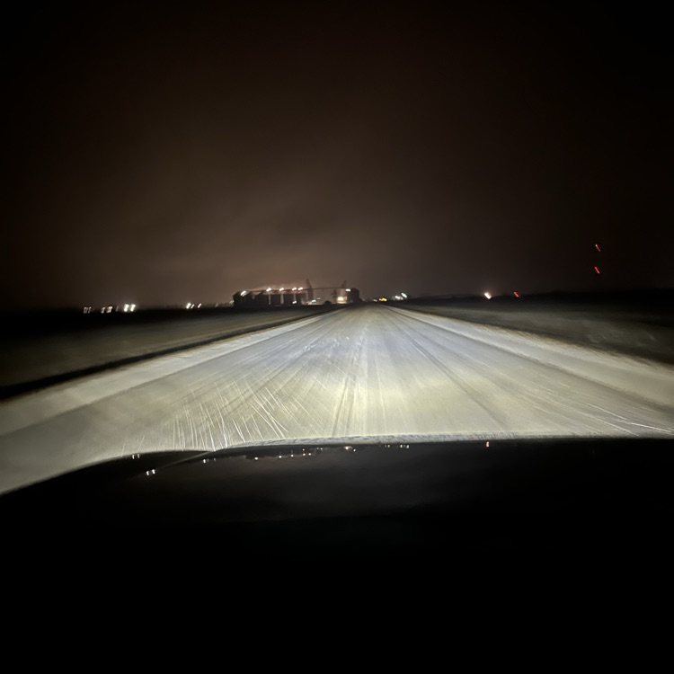 Highway 81 north of Hillsboro driving south.