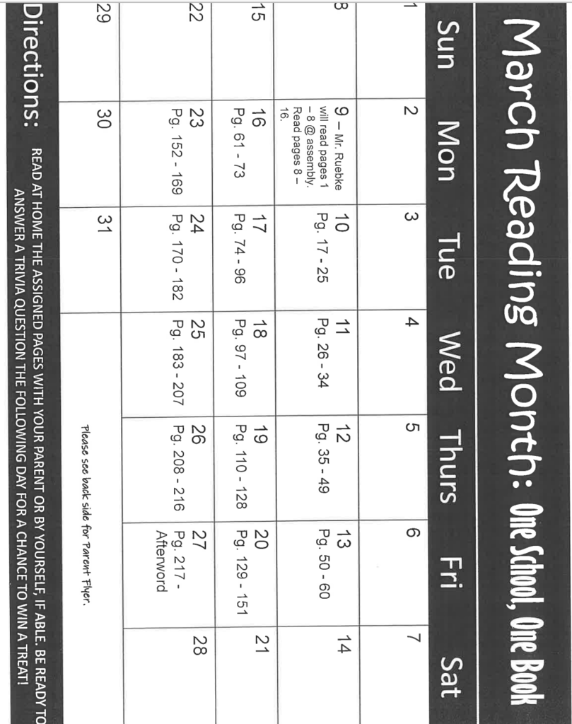 March Elementary Newsletter