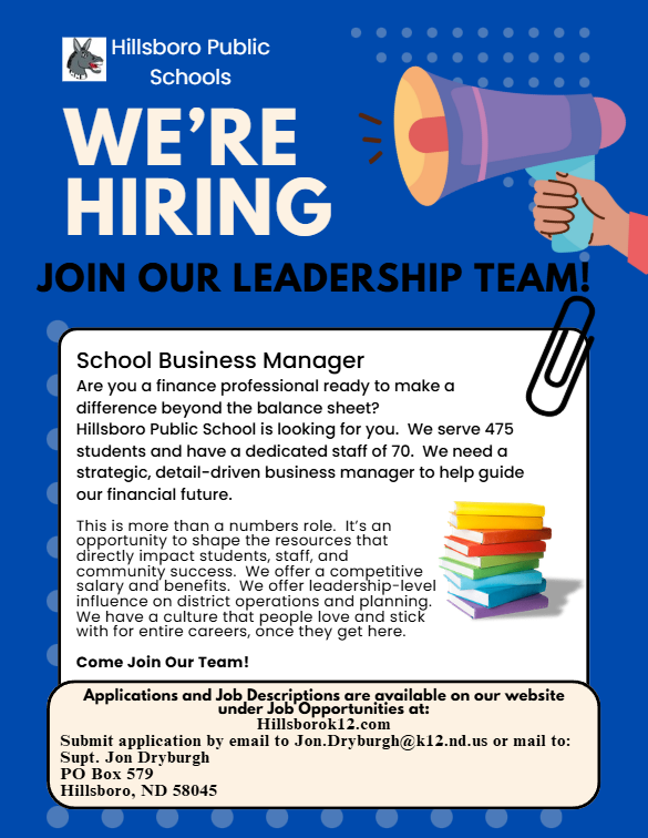 Business Manager Position