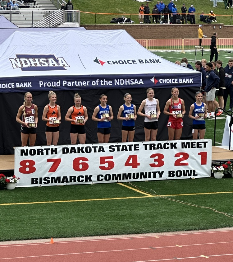1600 Meter Results from State Track
