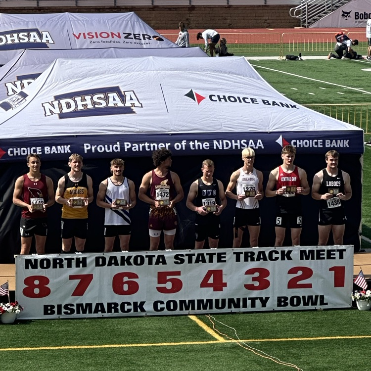Rylan Buchholz earns 6th place in 300 Hurdle race.