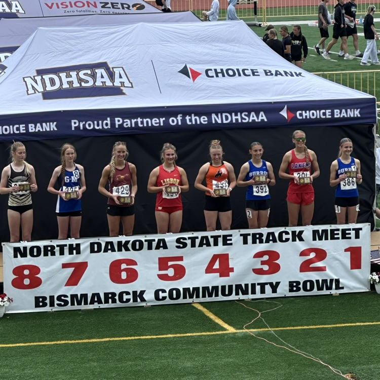 Kayla and Claire finish 3rd and 1st in the Open 800 at State Track:
