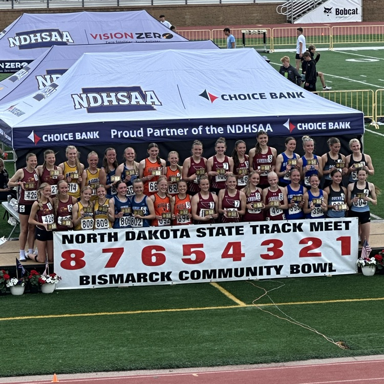 Girls 4x400 Meter Relay earns 2nd at State Track.