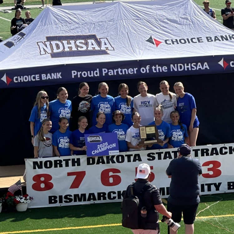 Girls State Track Champions.- HCV Burros!