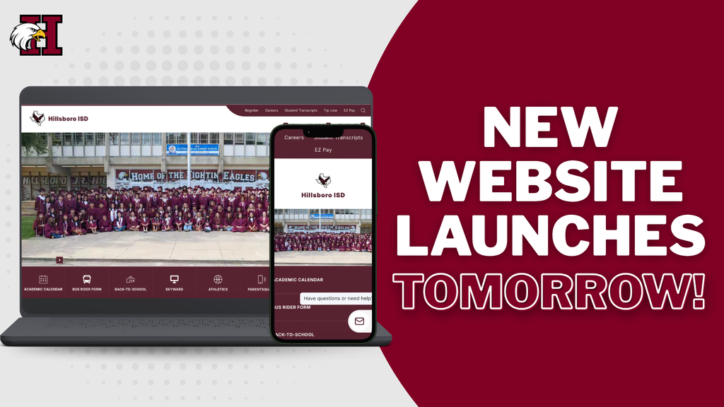 New Website Launches Tomorrow!