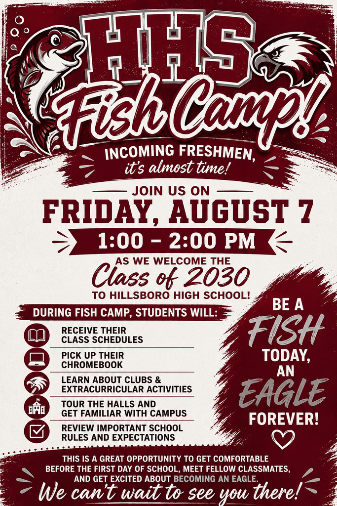 HHS Fish Camp- August 7th 1-3pm