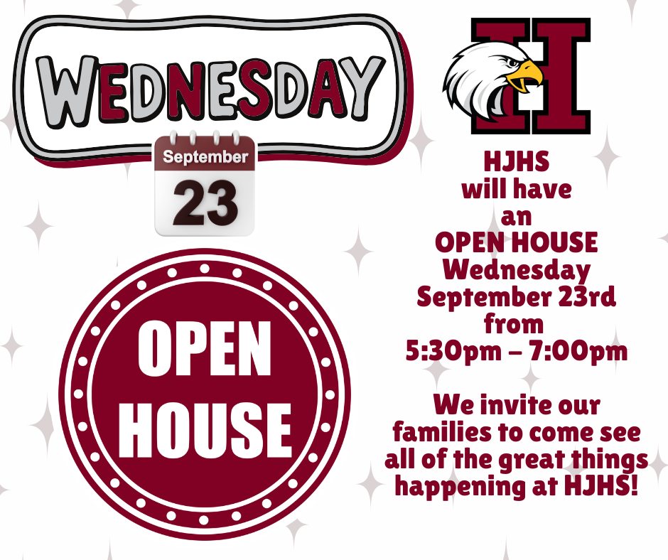 Poster for Open House on Wednesday 9/23 5:30pm - 7pm