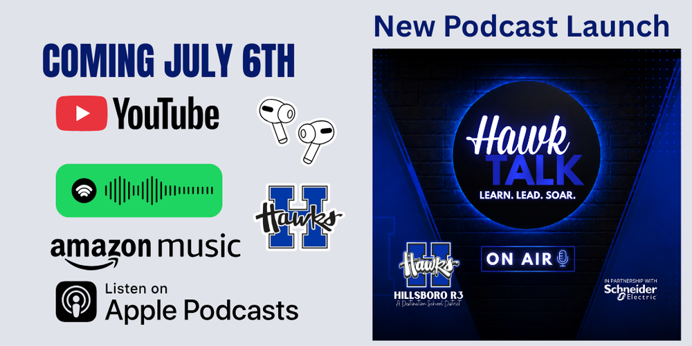 New Pod ast Launch of Hawk Talk coming on July 6th
