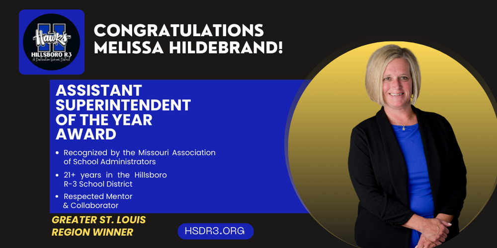 Melissa Hildebrand Named Assistant Superintendent of the Year for the Greater St. Louis Region